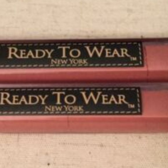 2 Pack Ready to Wear New York Lurex Lips Shimmery Lip Gloss - Backstage Blush - Picture 2 of 2